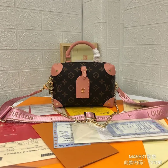 Louis Vuitton Petite Malle Black Monogram Canvas Boston Bag 10
