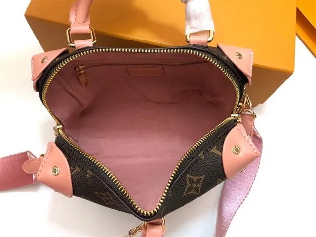 Louis Vuitton Petite Malle Black Monogram Canvas Boston Bag 21