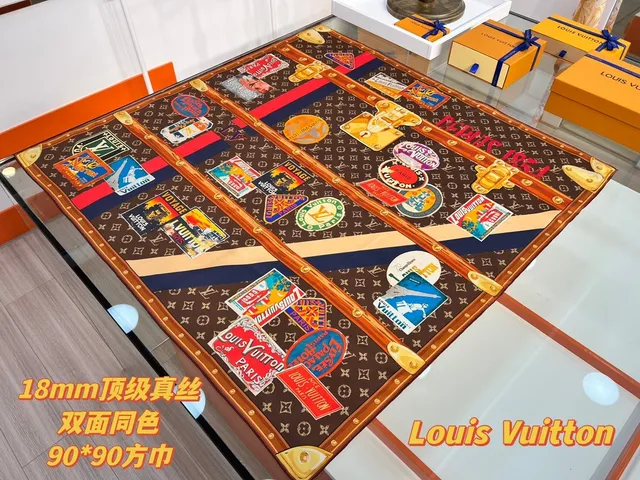 Louis Vuitton Petite Malle Sticker-Decorated Monogram Canvas Suitcase 7