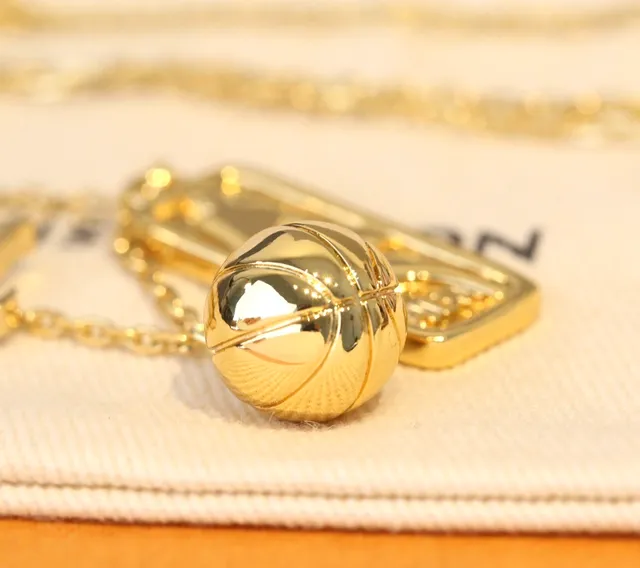 Louis Vuitton x NBA Gold Chain LV Monogram Charm Necklace 6