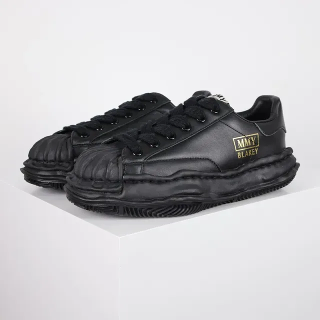 MMY Blakey Zapatillas Lifestyle de Cuero Negro 2