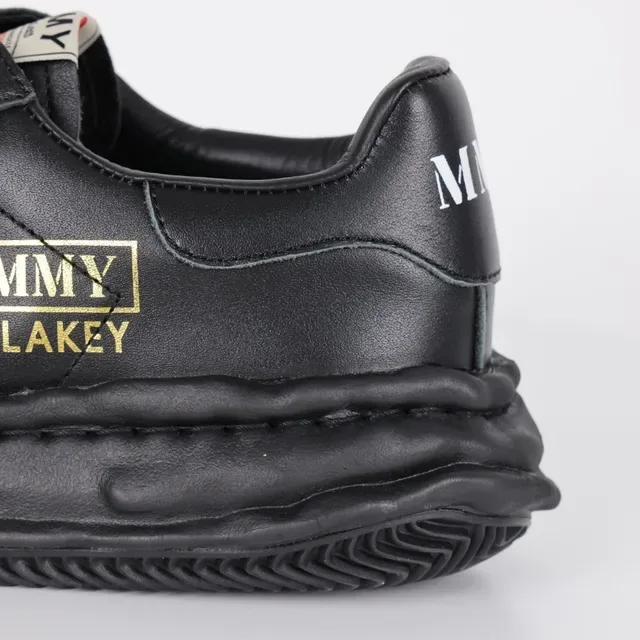 MMY Blakey Zapatillas Lifestyle de Cuero Negro 4