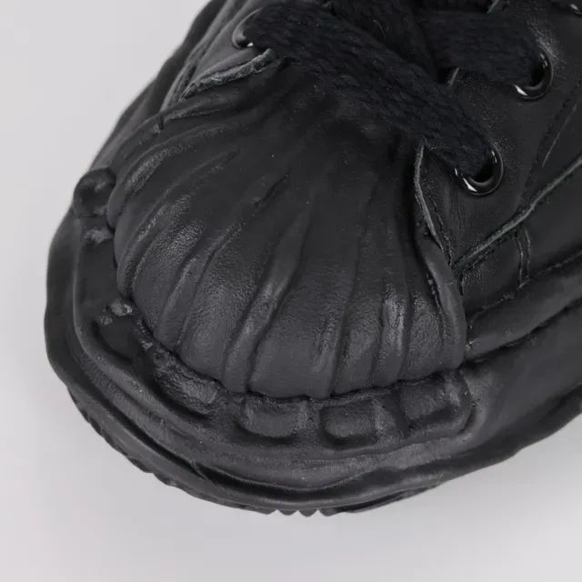 MMY Blakey Zapatillas Lifestyle de Cuero Negro 5