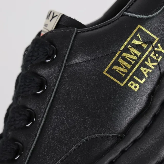 MMY Blakey Zapatillas Lifestyle de Cuero Negro 6