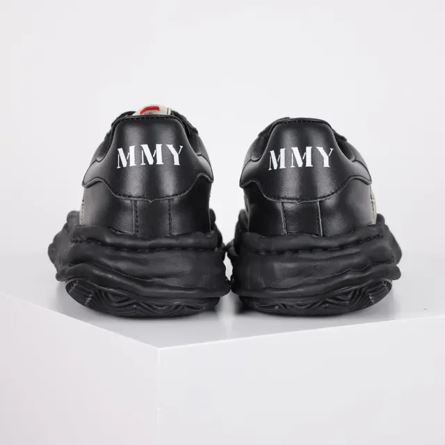 MMY Blakey Zapatillas Lifestyle de Cuero Negro 8