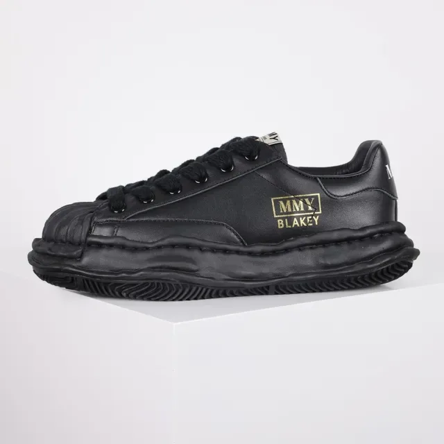 MMY Blakey Zapatillas Lifestyle de Cuero Negro 9
