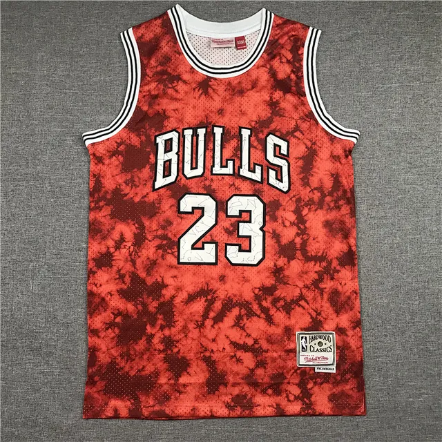 Mitchell & Ness Hardwood Classics Tie-Dye Red Bulls #23 Maillot 2