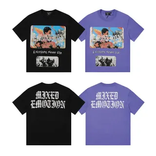 Mixed Emotion Emotion Graphic Print T-Shirt