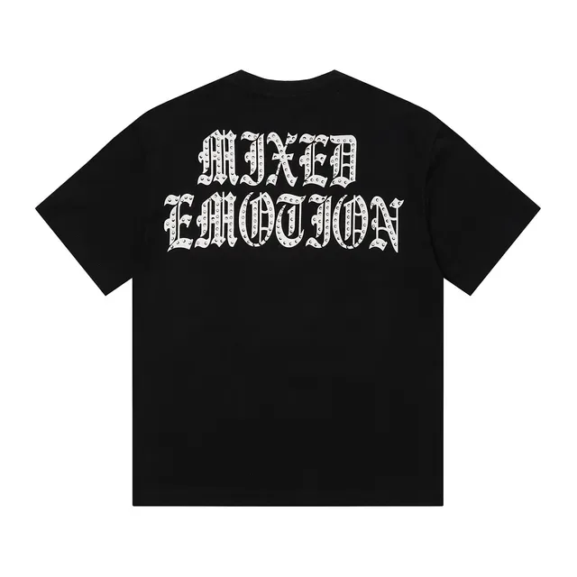 Mixed Emotion Emotion Graphic Print T-Shirt 3