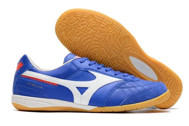 Mizuno Morelia Turquoise White अंदरूनी फुटबॉल जूते 7