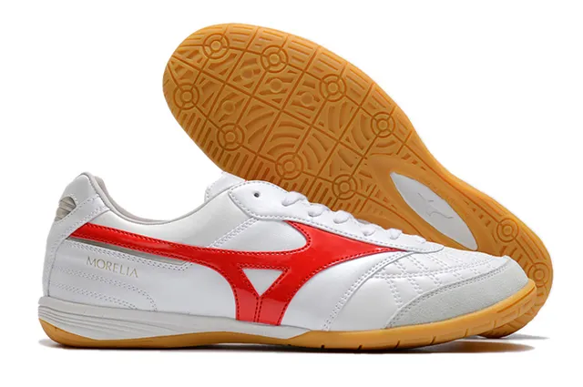 Mizuno Morelia Turquoise White अंदरूनी फुटबॉल जूते 8
