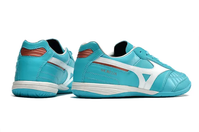 Mizuno Morelia Turquoise White अंदरूनी फुटबॉल जूते 18