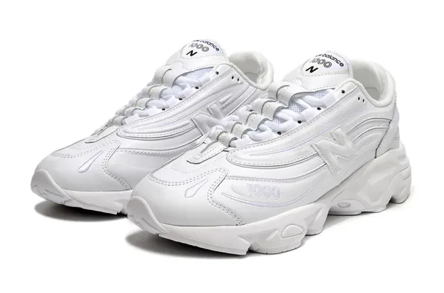 New Balance 1000 White Chunky Sneakers 2