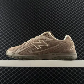 New Balance 204 Series Marron Beige Daim Supérieur Semelle Multicouche Baskets Chunky