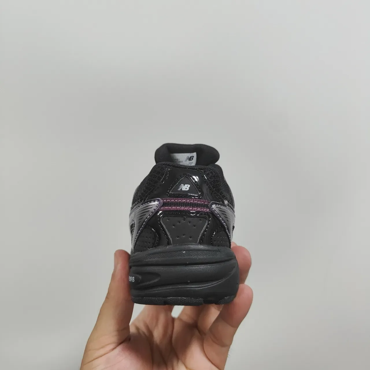 New Balance 509 Black and Iridescent Purple Lifestyle Sneakers 13