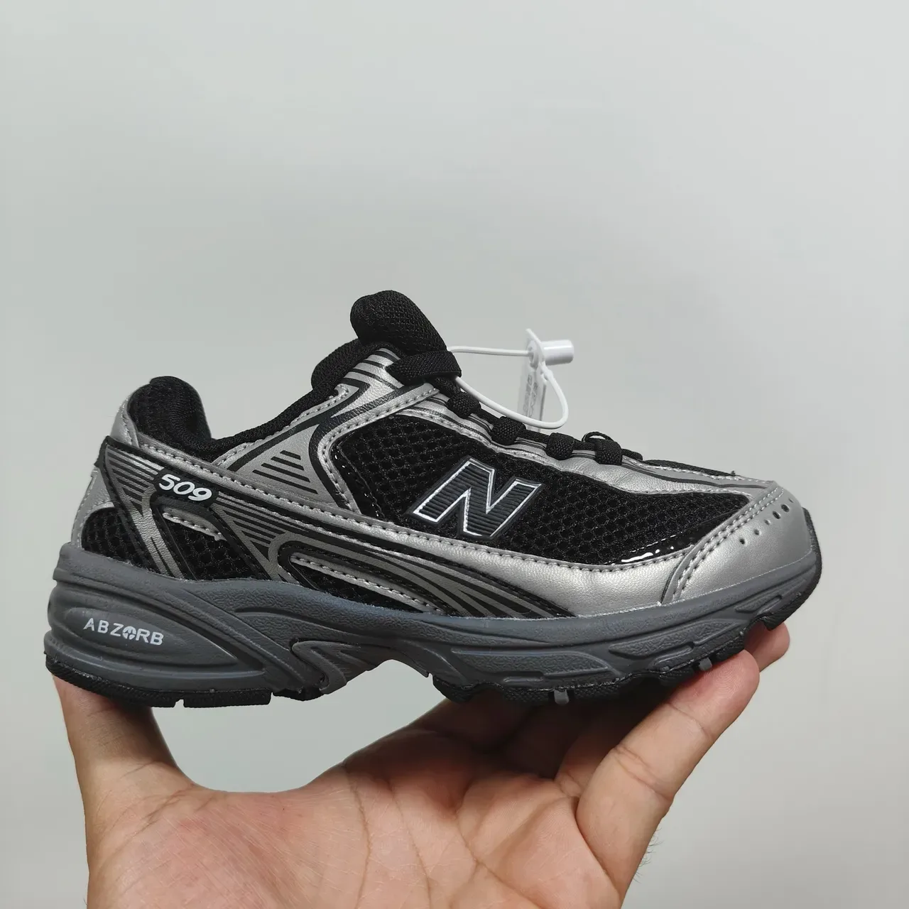 New Balance 509 Black and Iridescent Purple Lifestyle Sneakers 17