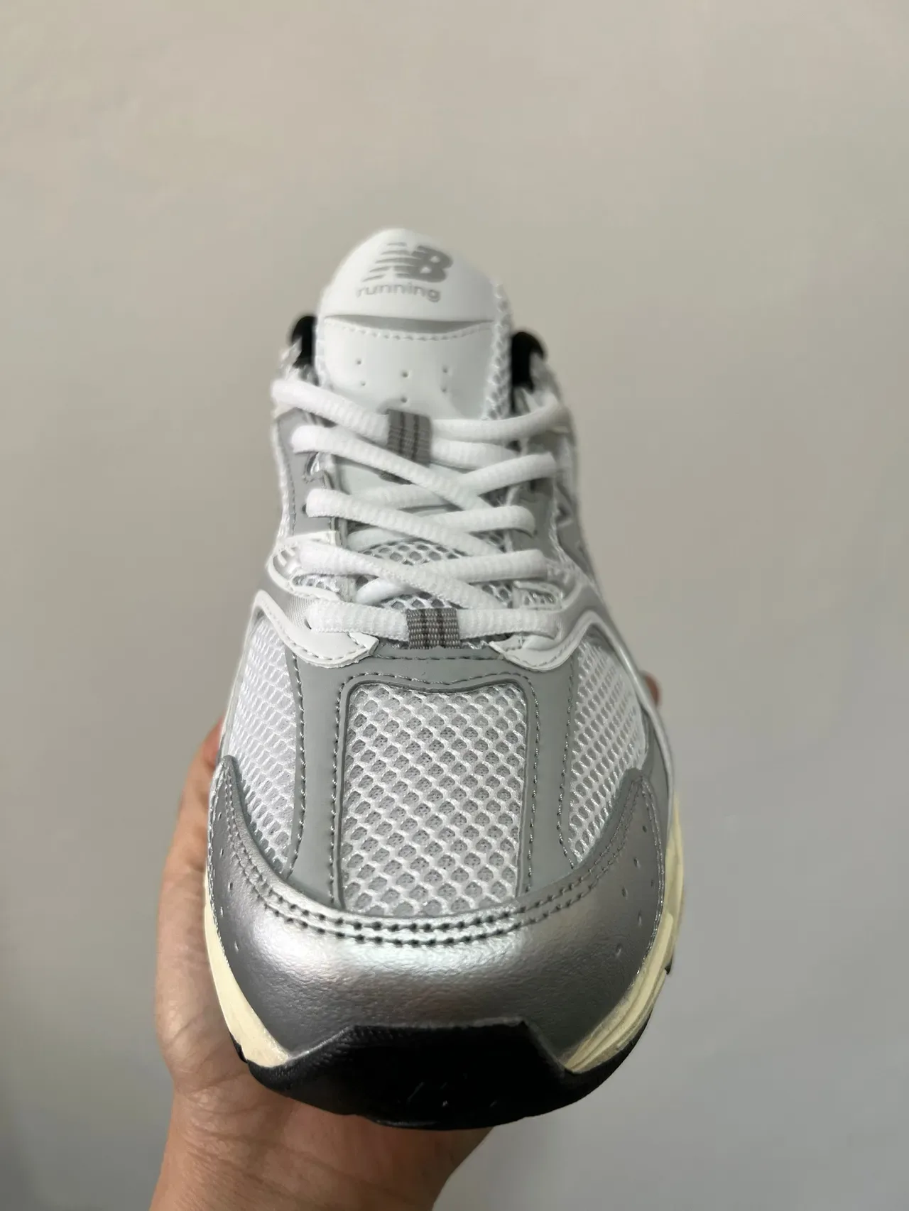 New Balance 530 রূপালী সাদা ক্রিম লাইফস্টাইল স্নিকার 7