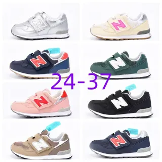 New Balance 574 রূপালি মেটালিক Velcro স্ট্র্যাপ লাইফস্টাইল স্নিকার