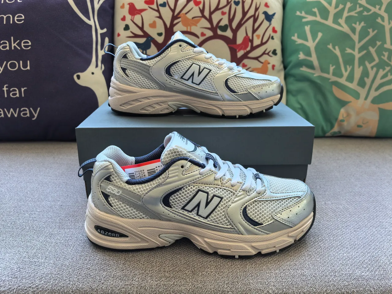 New Balance 860 Prata Preto Malha e Construção de Superposição Sintética Estrutura de Cage Pé do Meio Sapatos de Corrida 3
