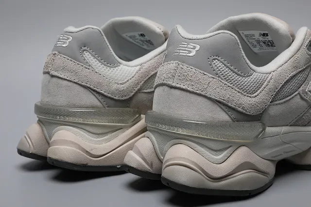 New Balance 9060 Beige and White Lifestyle Sneakers 2