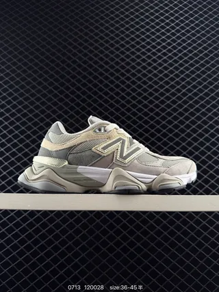 New Balance 9060 Beige Gray Chunky Sneakers 2