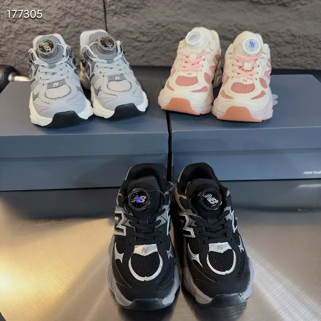 New Balance 9060 黑灰色鞋底 BOA 旋钮闭合 厚底运动鞋 8