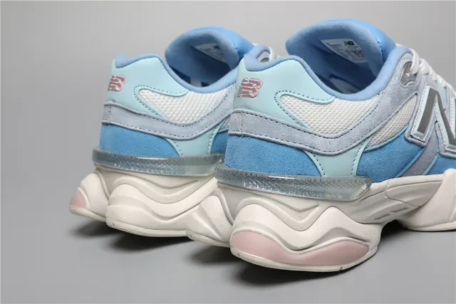 New Balance 9060 Blue and Pink Lifestyle Sneakers 2