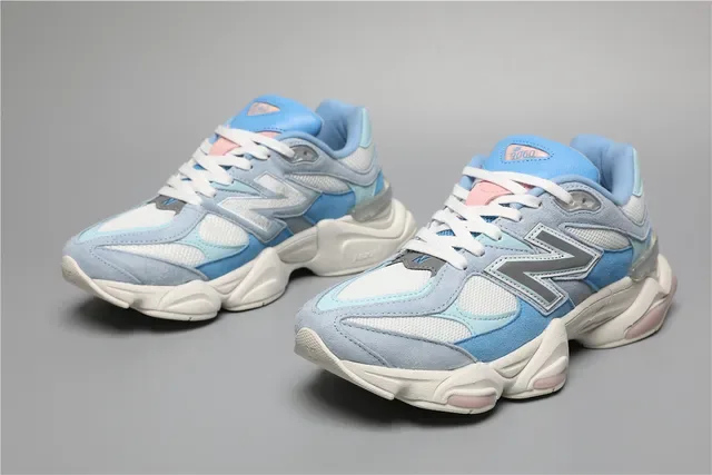 New Balance 9060 Blue and Pink Lifestyle Sneakers 5