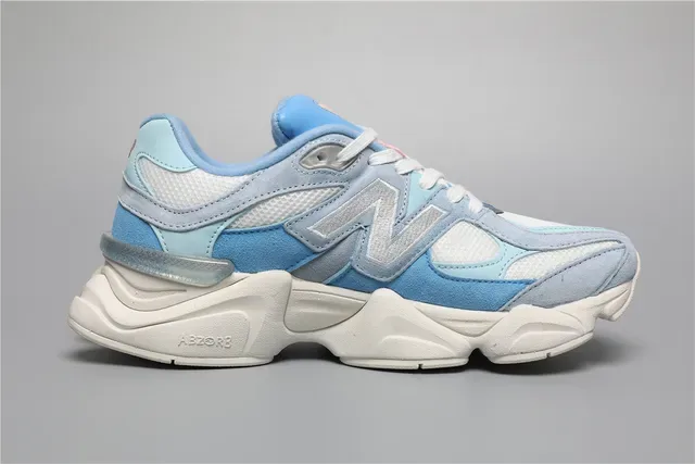 New Balance 9060 Blue and Pink Lifestyle Sneakers 8