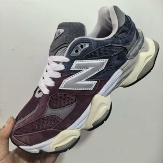 New Balance 9060 酒红色 海军蓝 奶油 厚底鞋