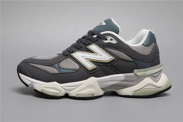 New Balance 9060 Gray Teal White Lifestyle Sneakers 9