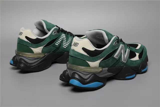 New Balance 9060 Vert Noir Blanc Chaussures lifestyle 3