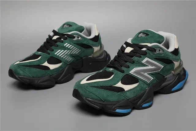 New Balance 9060 Vert Noir Blanc Chaussures lifestyle 5