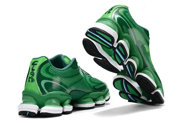 New Balance 9060 Green Mesh Lifestyle Sneakers 3