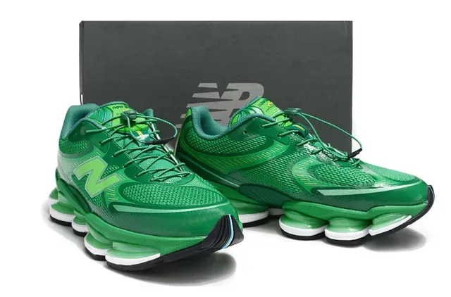 New Balance 9060 Green Mesh Lifestyle Sneakers 5