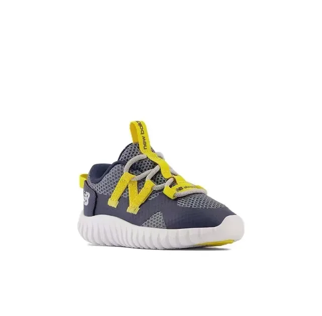 New Balance Gray Pink Laceless Elastic Strap Ribbed White Midsole Lifestyle Sneakers 3