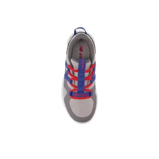 New Balance Gray Pink Laceless Elastic Strap Ribbed White Midsole Lifestyle Sneakers 21