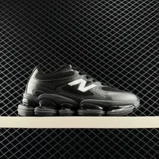 New Balance M2000 কালো সাদা মিডসোল স্বচ্ছ এয়ার কুশনিং ইউনিটস চাঙ্কি স্নিকার্স