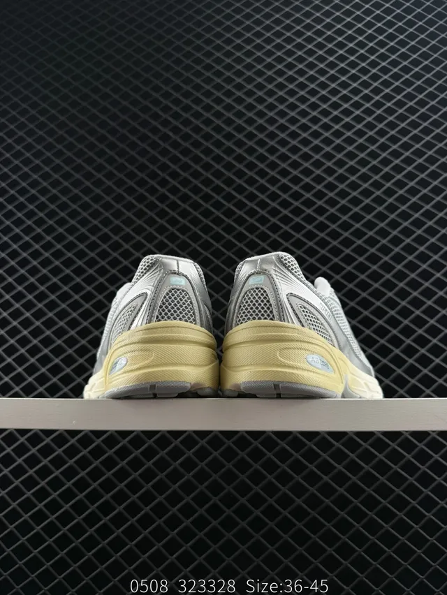 New Balance NB740 Gris Jaune Maille Supérieure Sémelle Stratifiée Chaussures Chunky 5