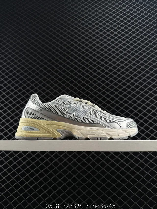 New Balance NB740 Gris Jaune Maille Supérieure Sémelle Stratifiée Chaussures Chunky 6