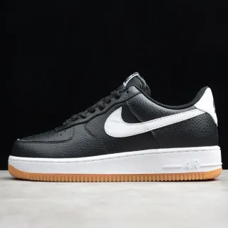 Nike Air Force 1 Noir Blanc Gum Sneakers Lifestyle