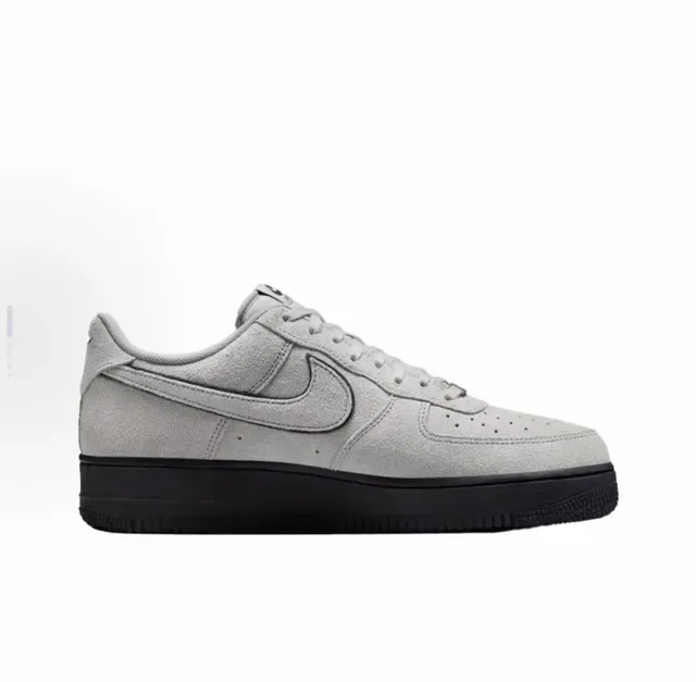 Nike Air Force 1 Gray Suede Lifestyle Sneakers 6