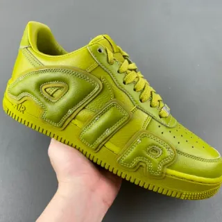 Nike Air Force 1 أخضر زيتوني جلد كامل أحذية أسلوب حياة