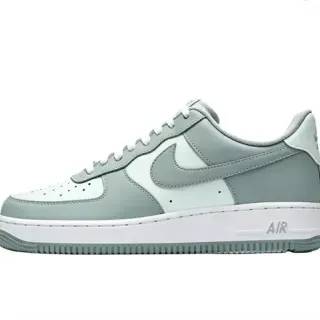 Nike Air Force 1 Sage Green White sneakers lifestyle