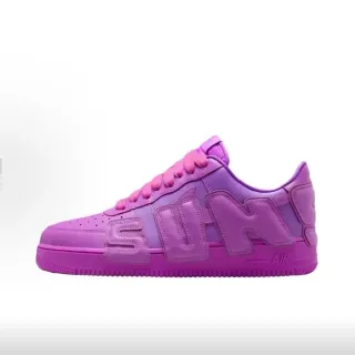 Nike Air Force 1 Embossé Soleil Dégradé Violet Sneakers Lifestyle