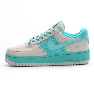 Nike Air Force 1 Tiffany Beige Turquoise حذاء رياضي للأسلوب الحياتي