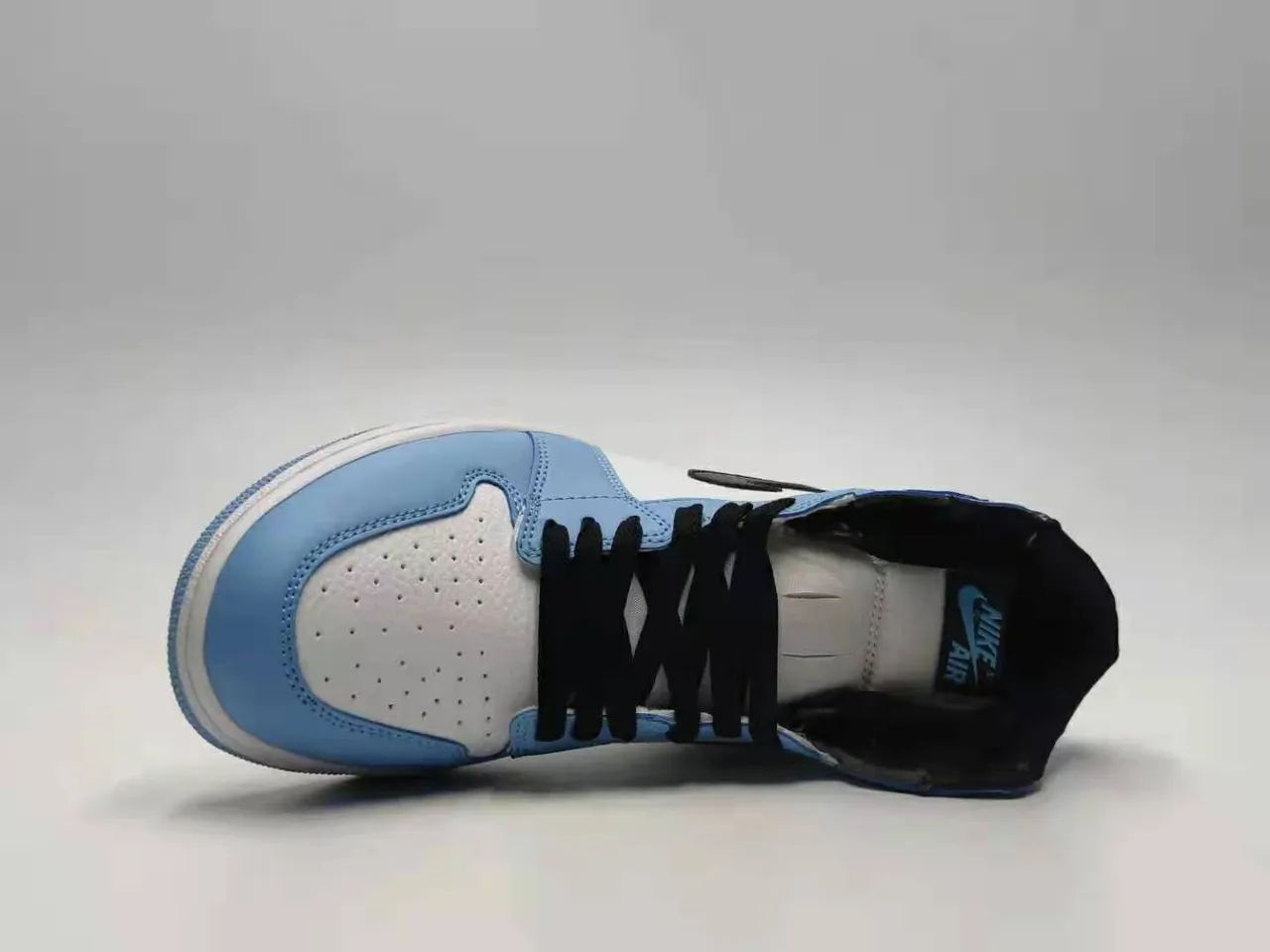 Nike Air Jordan 1 Light Blue White Black Basketball Shoes 5