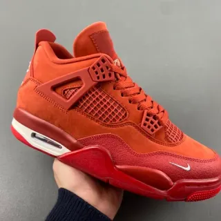 Nike Air Jordan 4 红色麂皮篮球鞋