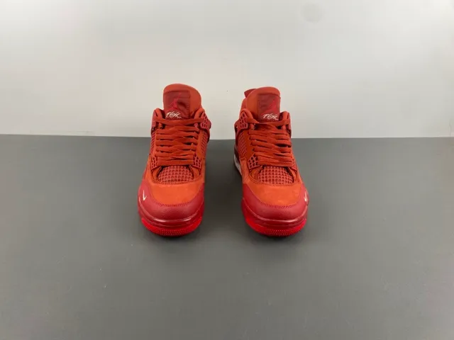 Nike Air Jordan 4 红色麂皮篮球鞋 11