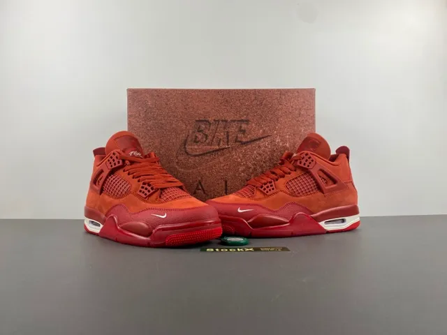 Nike Air Jordan 4 红色麂皮篮球鞋 13